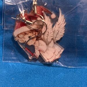 Angel Christmas Earrings